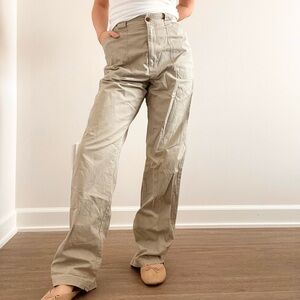 Vintage Caribbean Joe Light Khaki Cargo Pants